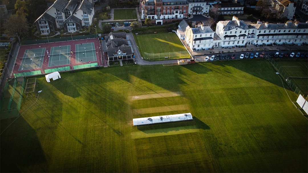 Tennis courts at the Fortfield